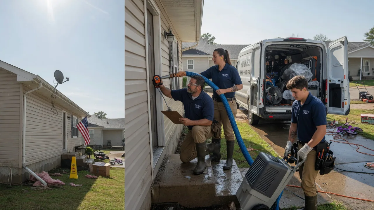 Ceiling Water Damage Restoration in Bondville, IL near me